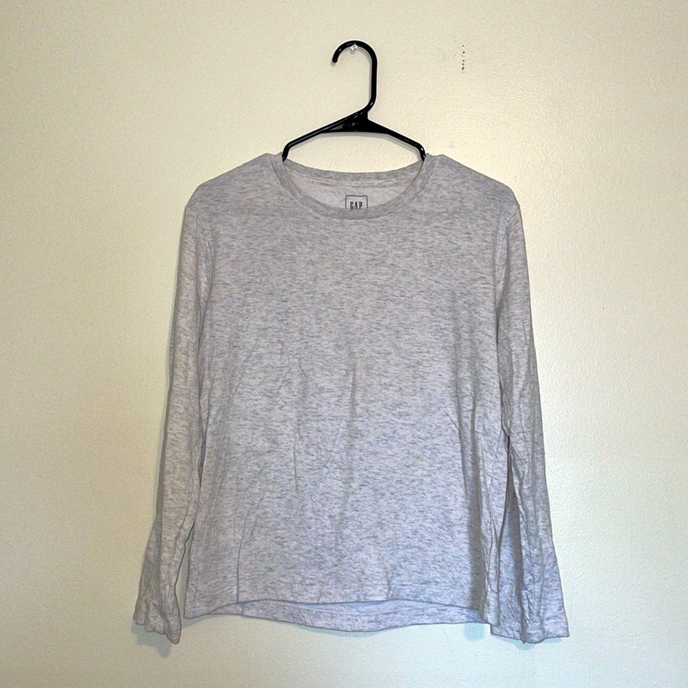 GAP | Super Soft Long Sleeve Grey T-Shirt